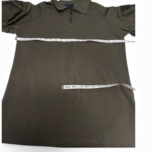 Tacvasen Olive Green Long Sleeve Tactical Shirt Size Large NWT - Picture 6 of 8
